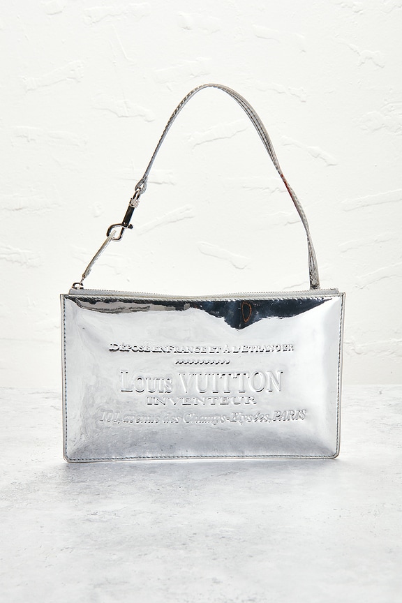 view 2 of 9 Louis Vuitton Limited Edition Monogram Miroir Pochette Platt Shoulder Bag in Silver