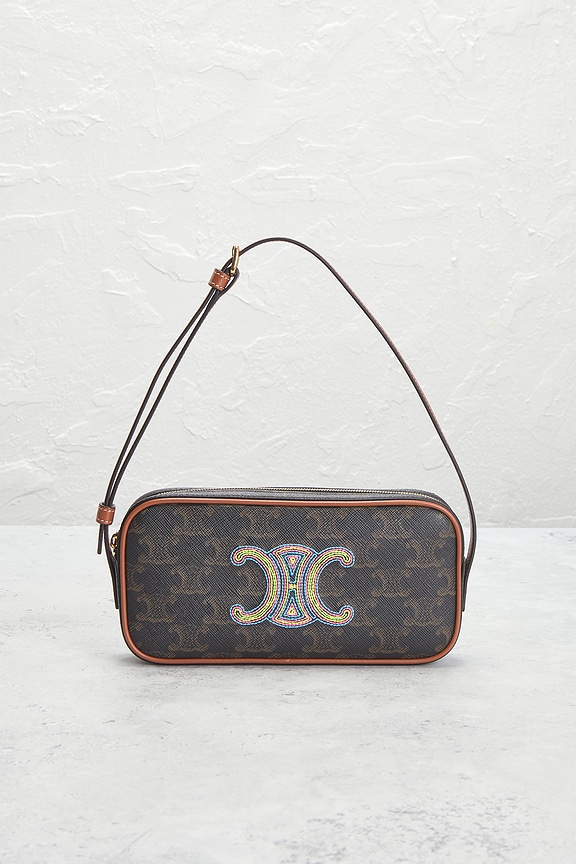view 2 of 9 Celine Triomphe Camera Bag in Brown