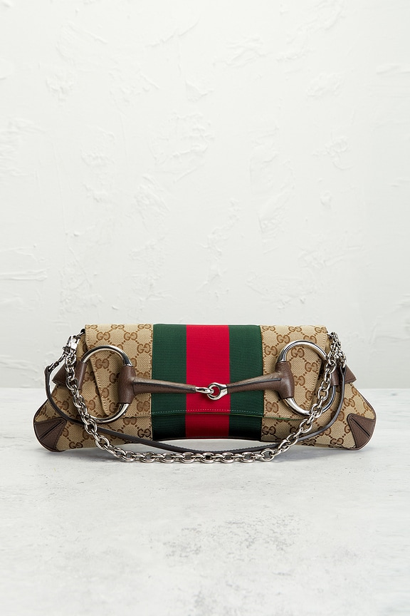 view 2 of 9 Gucci Horsebit Clutch in Brown
