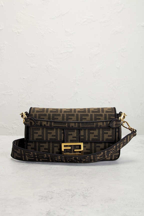 view 2 of 7 Fendi FF 1974 Baguette Shoulder Bag in Tobacco Brown