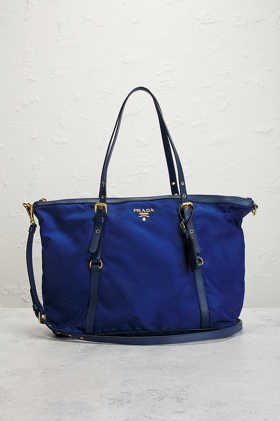 view 2 of 9 Prada Tessuto Tote Bag in Blue