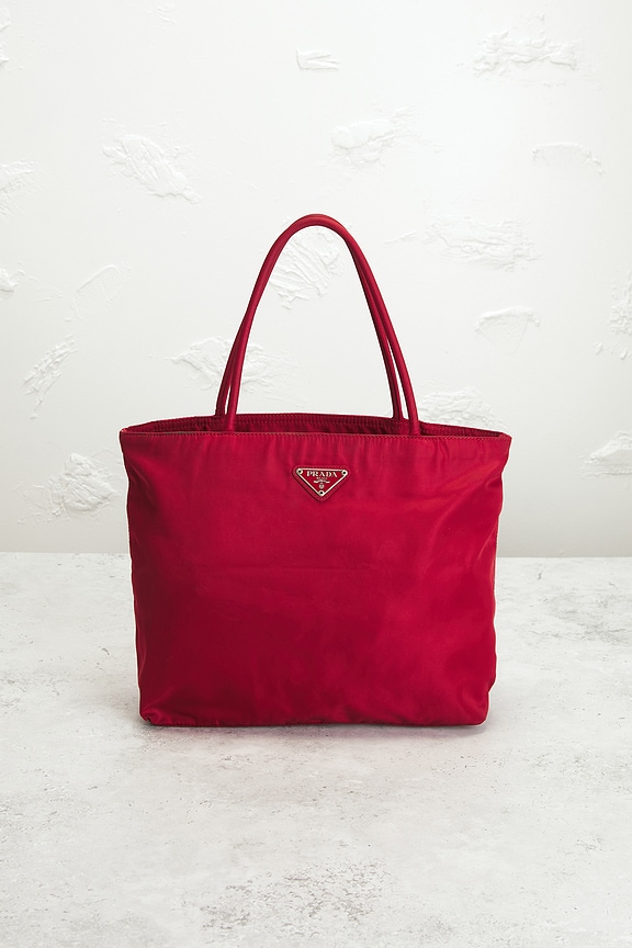 view 2 of 8 Prada Tessuto Tote Bag in Red