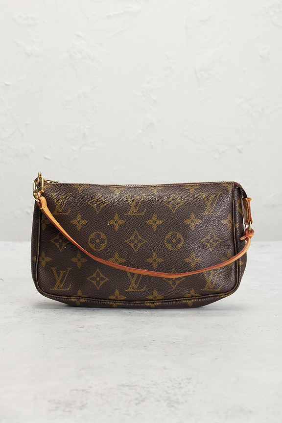 view 2 of 8 Louis Vuitton Monogram Pochette Accessoires Shoulder Bag in Brown