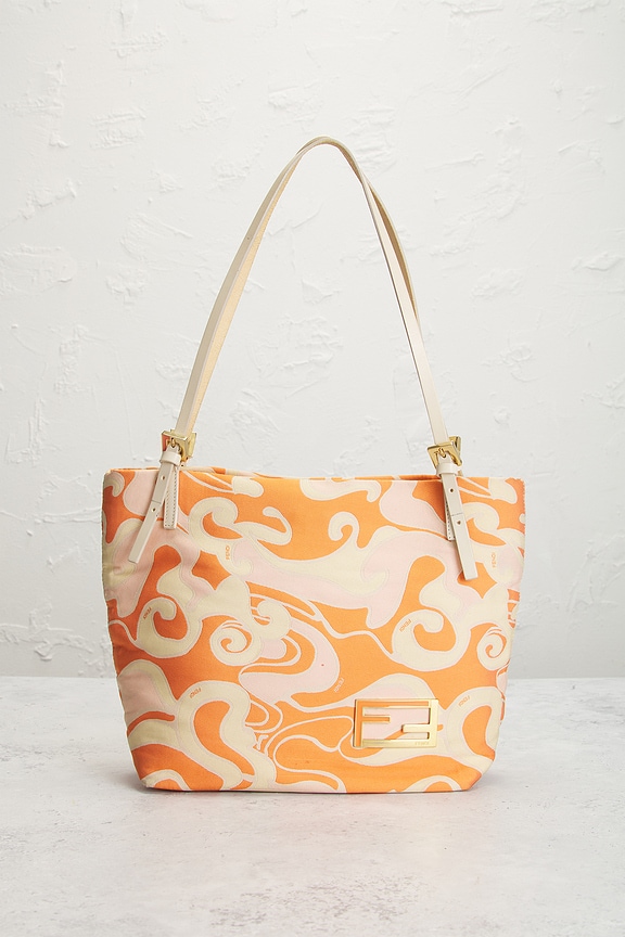 view 2 of 10 Fendi Psychedelic Tote Bag in Orange