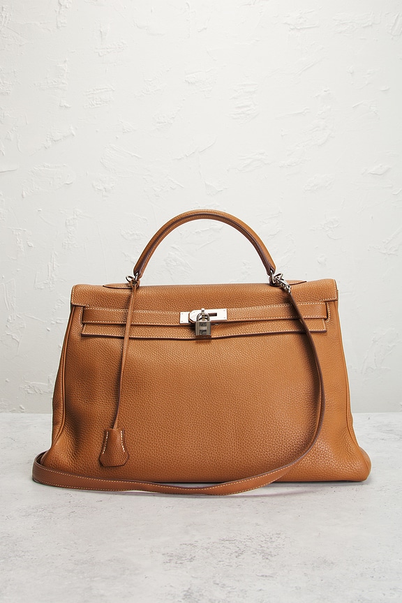 view 2 of 9 BOLSO HERMES in Gold