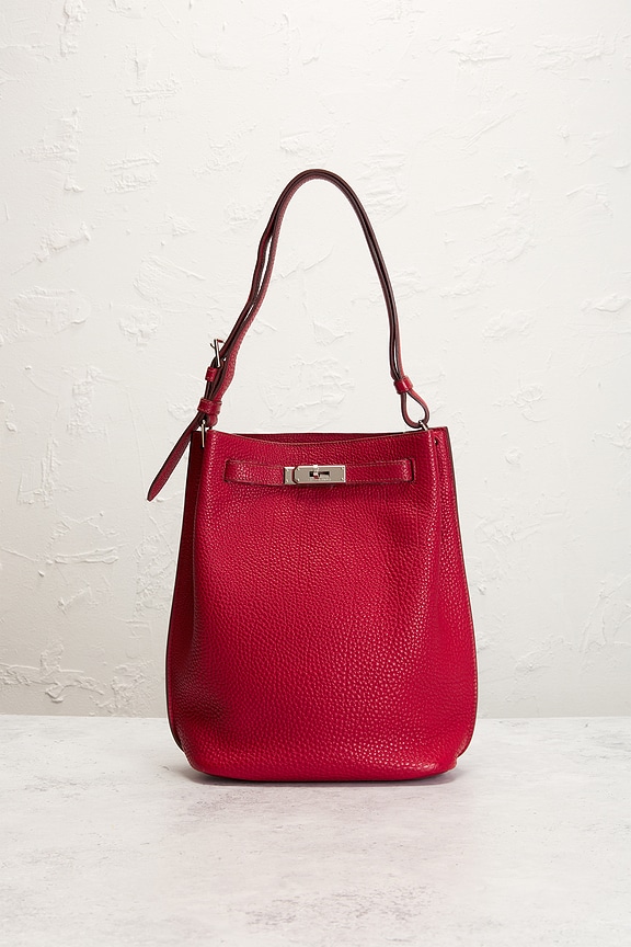 view 2 of 9 Hermes Togo So Kelly Shoulder Bag in Rouge