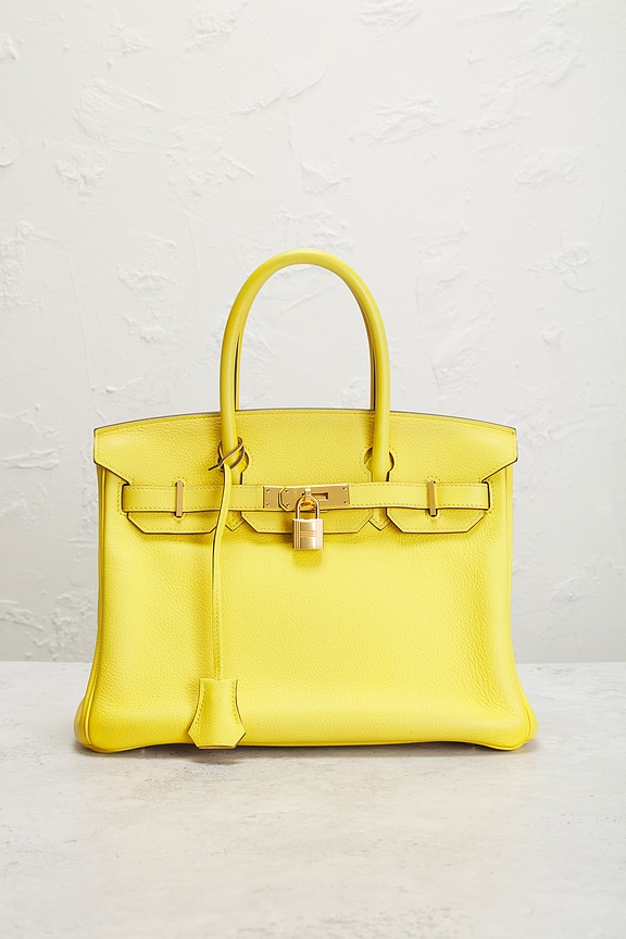 view 2 of 9 SAC À MAIN HERMES in Jaune de Naples