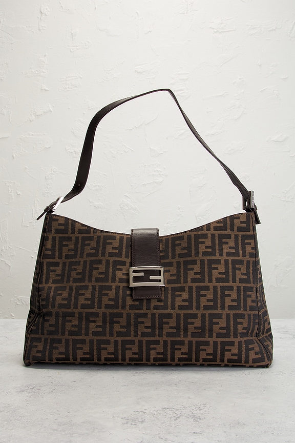 view 2 of 9 Fendi Zucca Shoulder Bag in Brown