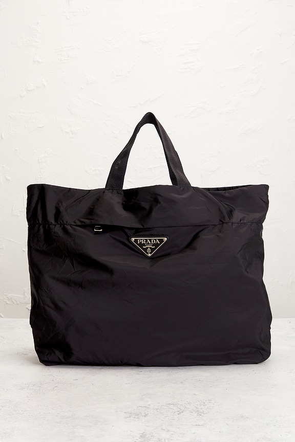 view 2 of 7 Prada Tessuto Shopping Tote Bag in Black