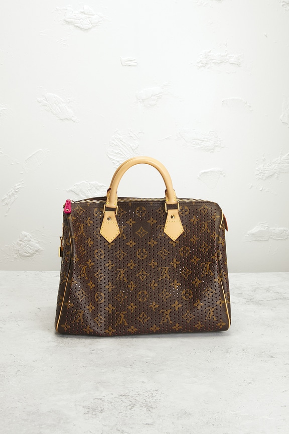 view 2 of 9 Louis Vuitton Monogram Perforated Speedy 30 Handbag in Brown