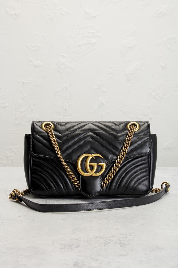 view 2 of 9 Gucci GG Marmont Shoulder Bag in Black