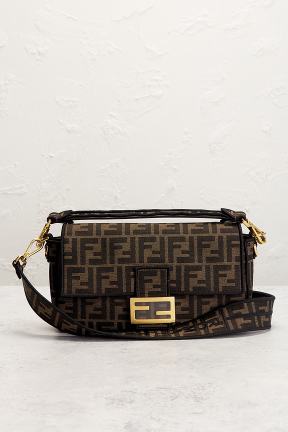view 2 of 9 Fendi FF 1974 Re-Edition Baguette Shoulder Bag in Tobacco Brown