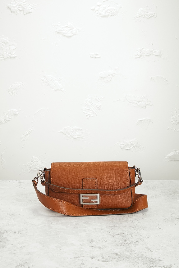 view 2 of 9 Fendi Baguette Shoulder Bag in Brown