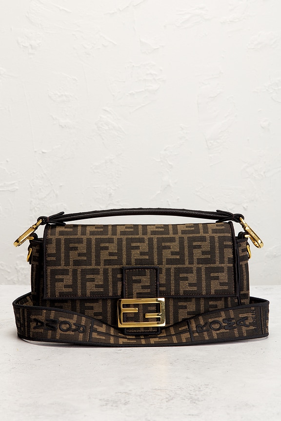 view 2 of 8 Fendi FF 1974 Re-Edition Baguette Shoulder Bag in Tobacco Brown