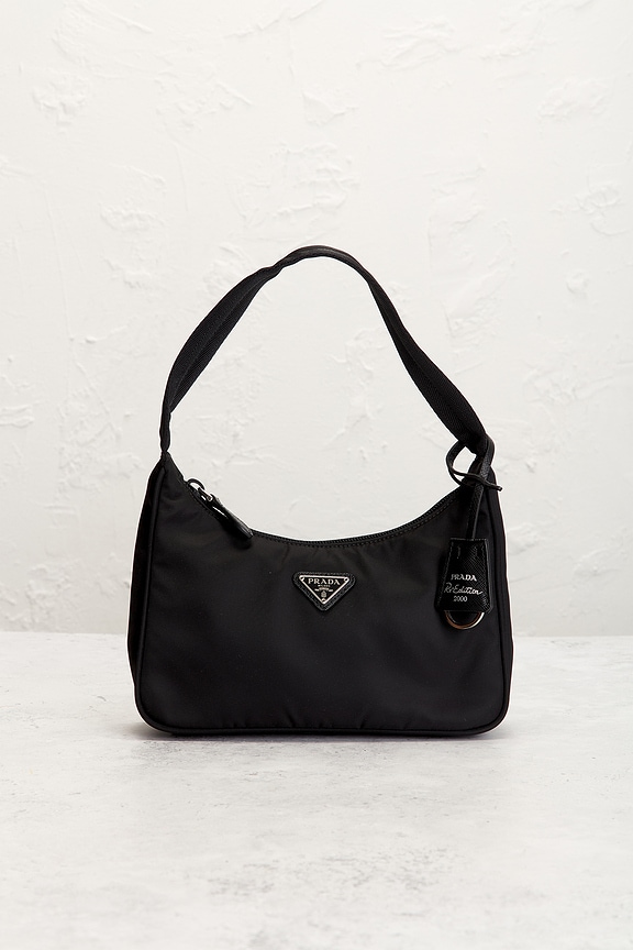view 2 of 9 Prada Mini Re-Edition 2000 Re-Nylon Shoulder Bag in Black
