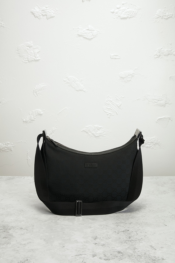 view 2 of 8 Gucci Half Moon Hobo Bag in Black