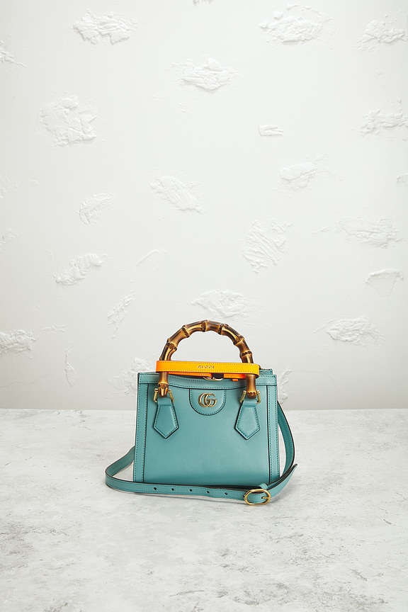view 2 of 8 Gucci Mini Diana Tote Bag in Blue