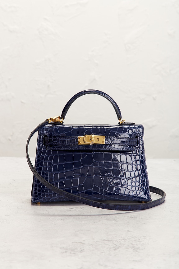 view 2 of 7 SAC HERMES in Bleu Encre