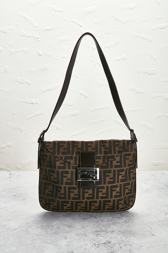 view 2 of 10 Fendi Zucca Shoulder Bag in Brown