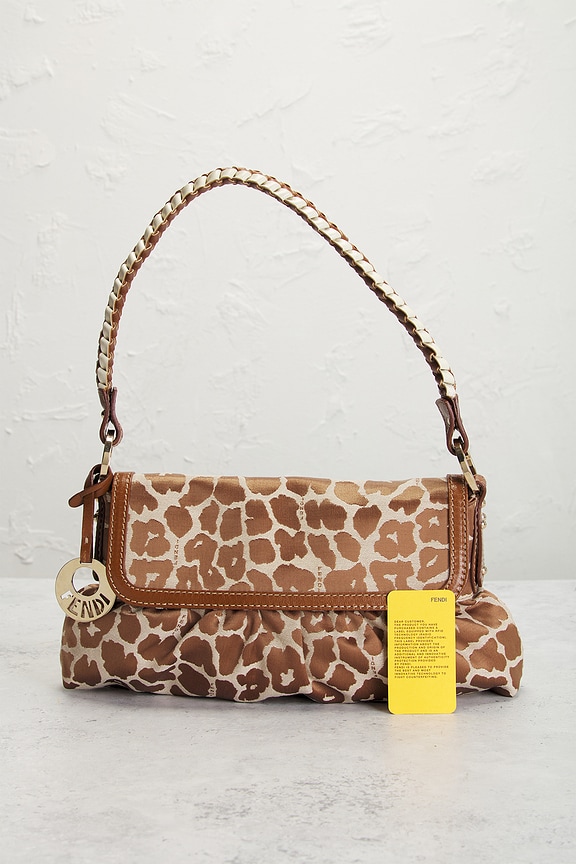 FWRD Renew Fendi Chef Shoulder Bag in Brown | REVOLVE