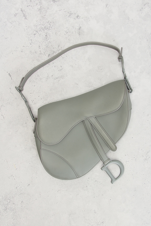 view 2 of 9 Dior Ultra Matte Saddle Bag in Grey