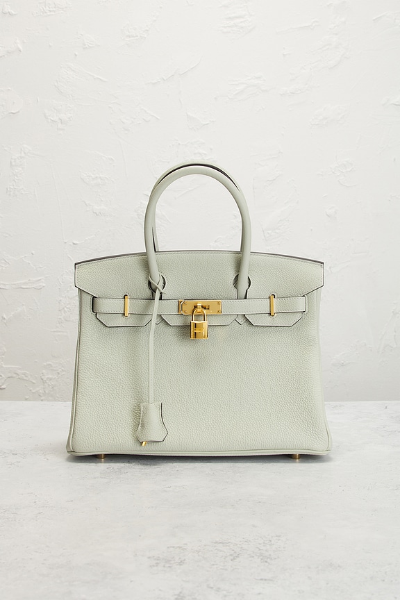 view 2 of 7 Hermes Togo Birkin 30 Handbag in Gris Neve