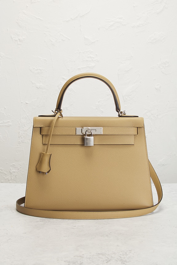 view 2 of 7 Hermes Epsom Kelly 28 Handbag in Poussiere