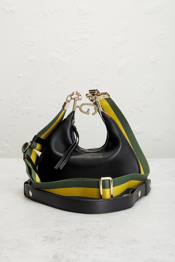 view 2 of 9 Gucci Attache Shoulder Bag in Black