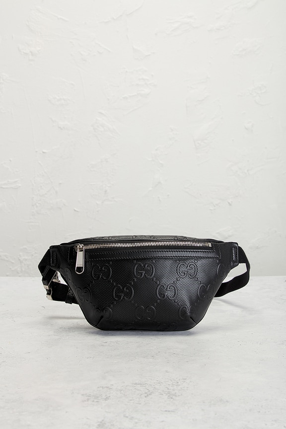 view 2 of 7 Gucci Perforated Belt Bag in Black