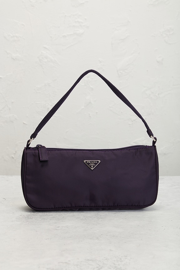 view 2 of 8 Prada Tessuto Pouch in Purple