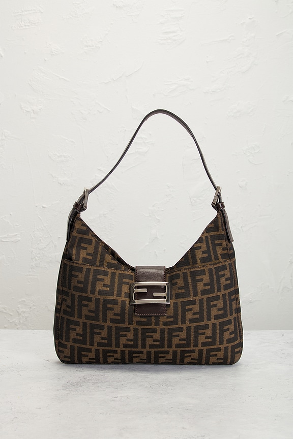 view 2 of 9 Fendi Zucca Shoulder Bag in Brown
