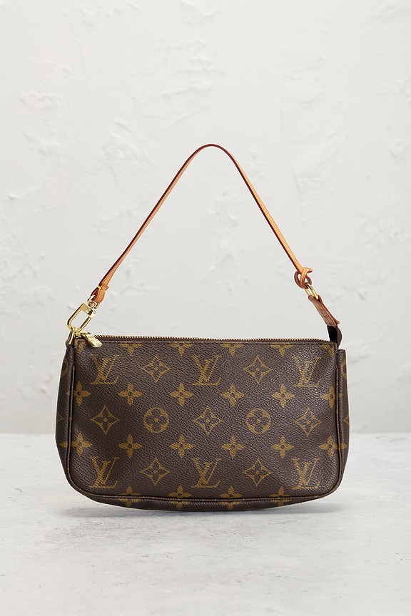 view 2 of 8 Louis Vuitton Monogram Pochette Accessoires Shoulder Bag in Brown