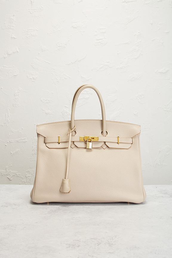 view 2 of 8 Hermes Togo Birkin 35 Handbag in Gris Tourterelle