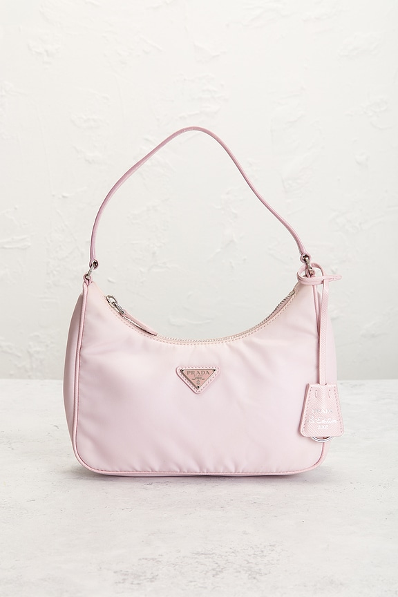 view 2 of 8 Prada Mini Re-Edition Re-Nylon Shoulder Bag in Alabaster