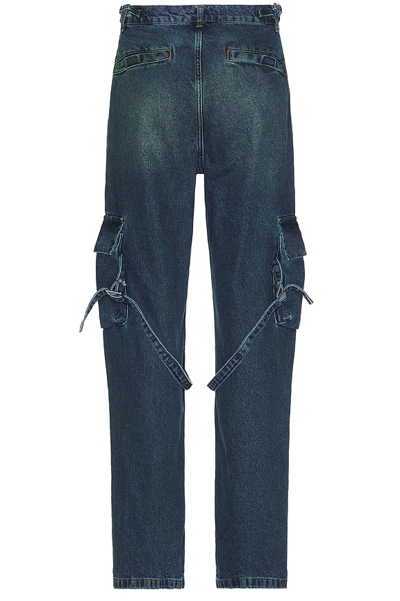view 2 of 5 Phone Pocket Cargo Pants in Dark Indigo