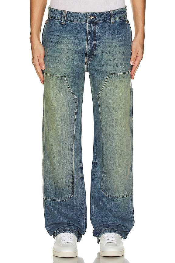 FLANEUR Carpenter Straight Jeans - in Mojave Denim | REVOLVE