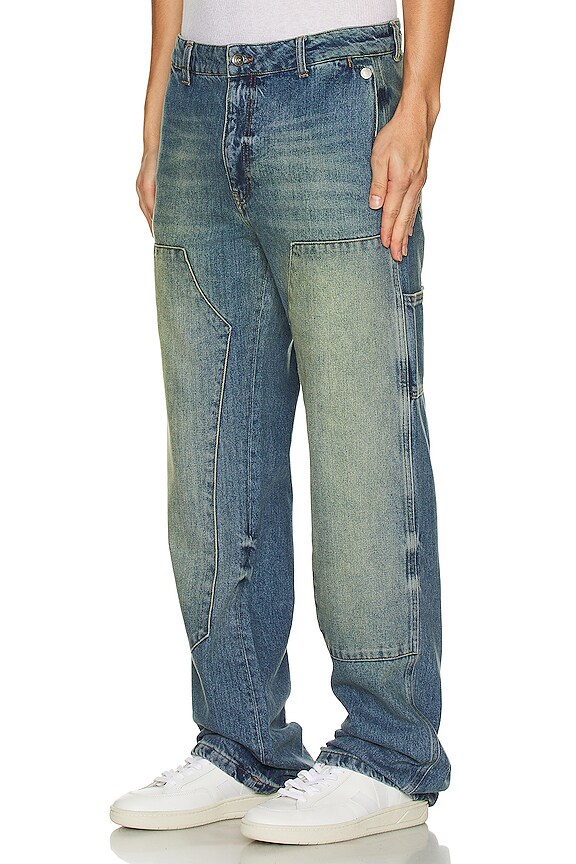 view 2 of 5 Carpenter Straight Jeans - in Mojave Denim