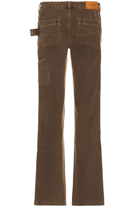 view 2 of 5 Carpenter Straight Jeans in Brown Denim