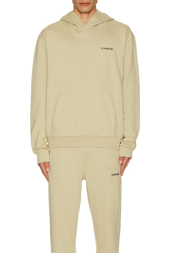 view 3 of 3 Essential Logo Hoodie in Beige