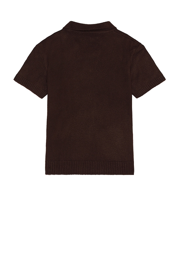 view 2 of 4 Signature Knit Polo in Brown