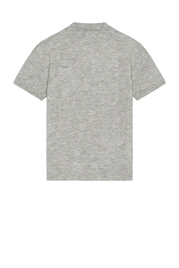 view 2 of 4 Signature Knit Polo in Grey