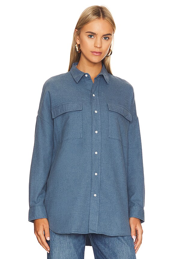 view 2 of 5 КУРТКА НА ПУГОВИЦАХ MCLOGHLINS in Melange Jean