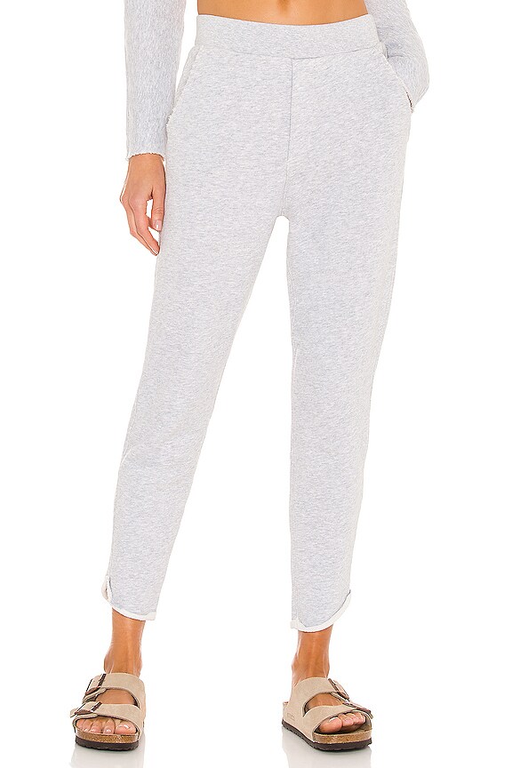 view 2 of 4 Tulip Ankle Sweatpant in Gray Melange