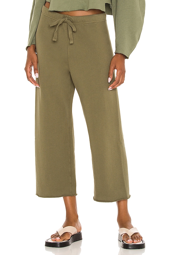view 1 of 4 Wide Leg Sweatpant in Olive