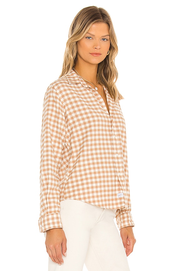 view 2 of 4 Barry Woven Button Up in Camel Check