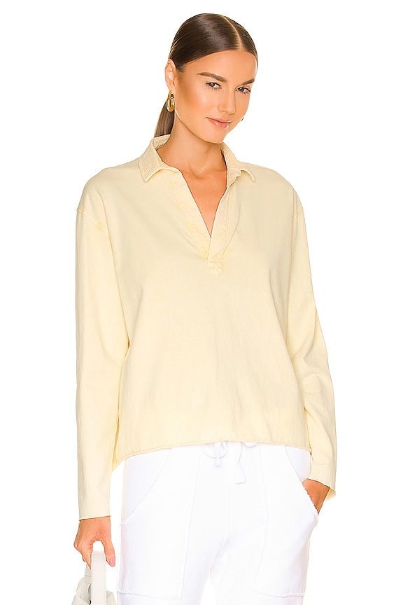 Frank & Eileen Popover Henley in Canary Stain | REVOLVE