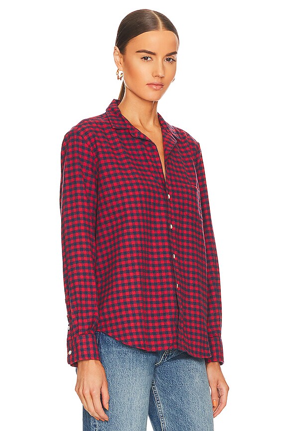 view 2 of 4 EILEEN 탑 in Red & Blue Buffalo Check