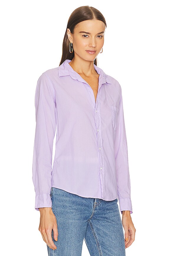 view 2 of 4 Barry Woven Button Up in Lilac