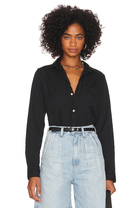 Frank & Eileen Tailored Button Up Shirt in Black | REVOLVE