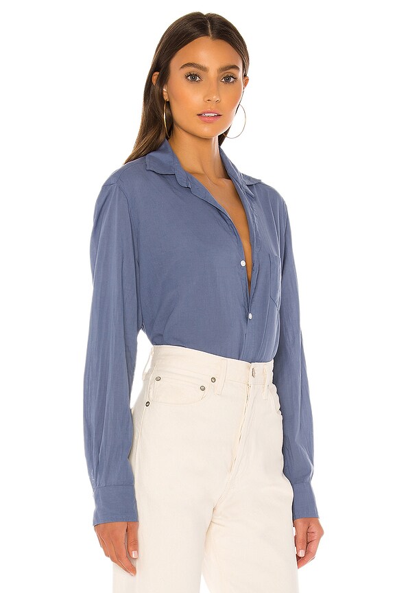 view 2 of 4 Eileen Button Down in Sea Blue